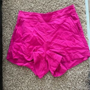 Hot pink shorts